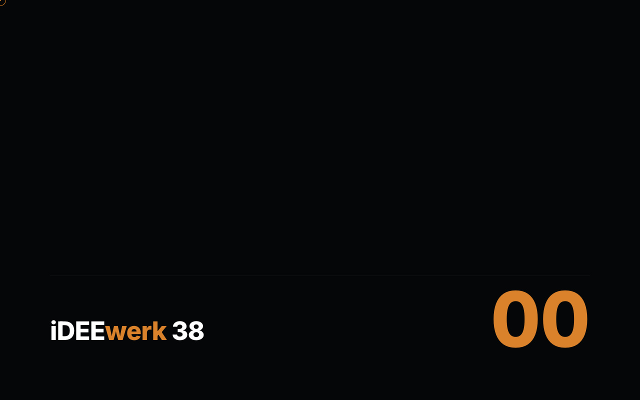 iDEEwerk 38 — Case Study