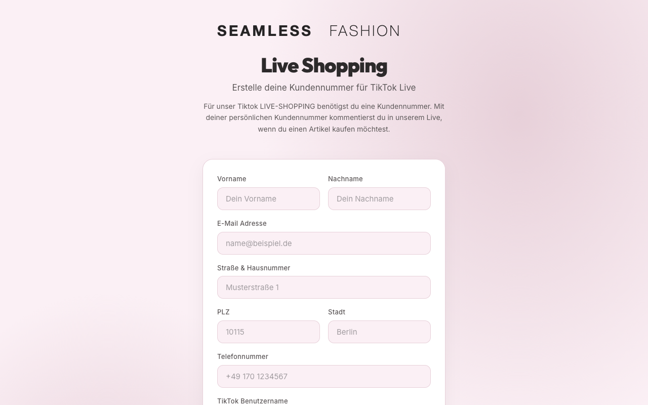 Seamless Fashion